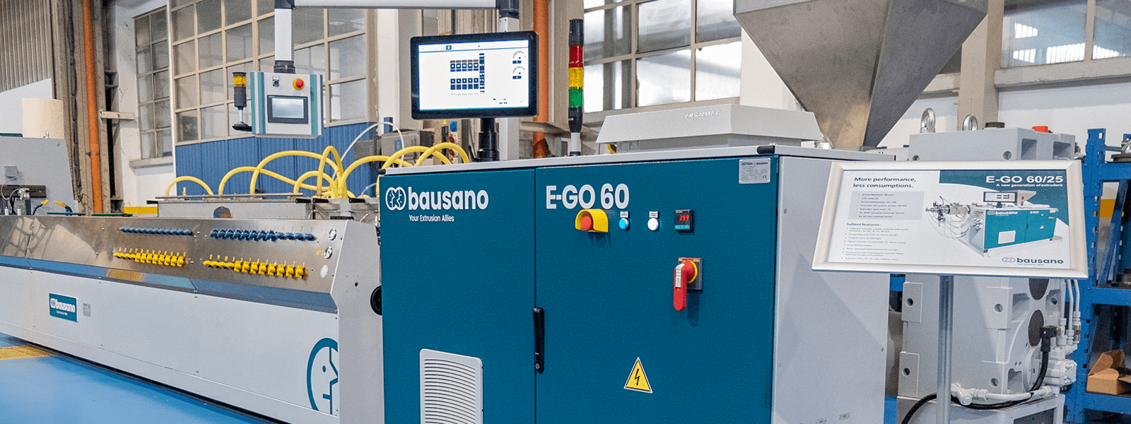 extrusora de mono-rosca E-GO